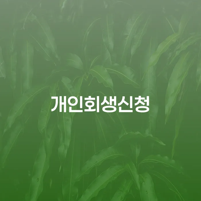 마천동 개인회생신청 현명한 채무 해결의 시작
